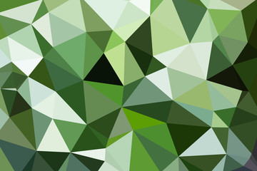 green polygon pattern for background or web banner design.