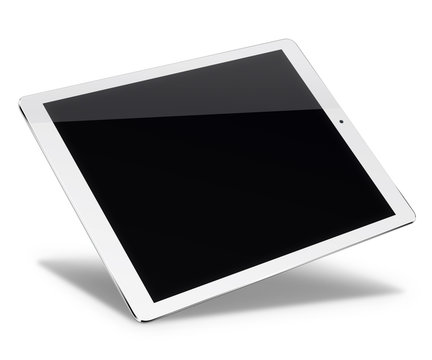 Tablet Pc Computer Isolated On White Background.