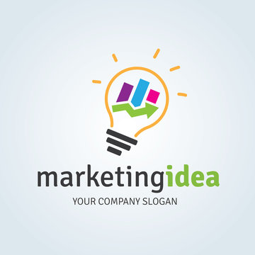 Marketing Idea Logo,idea Logo Template.