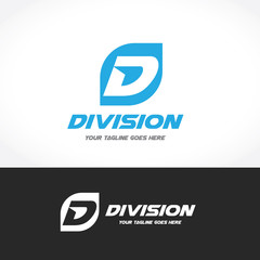 D Letter Abstract Vector Logo Design Template. Creative Typographic Concept Icon