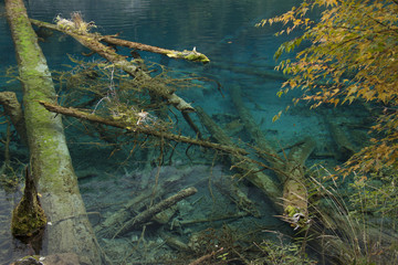 Beautiful scenery in Jiuzhaigou, Sichuan Province, China