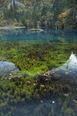 Beautiful scenery in Jiuzhaigou, Sichuan Province, China