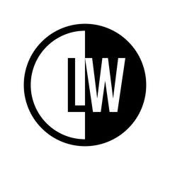 INITIAL CIRCLE HALF LOGO