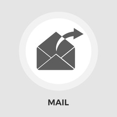 Envelope vector flat icon