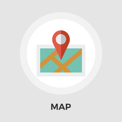 Map Flat Icon