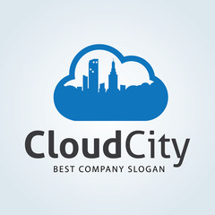 Cloud Logo. Cloud Icon. Cloud Symbol. Vector logo template