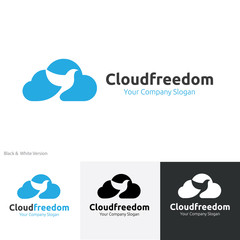 Cloud Logo. Cloud Icon. Cloud Symbol. Vector logo template