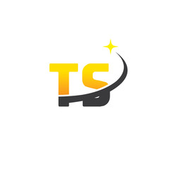 ts initial with swoosh and star