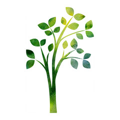 silhouette of tree with leaves