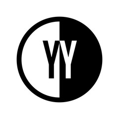 INITIAL CIRCLE HALF LOGO