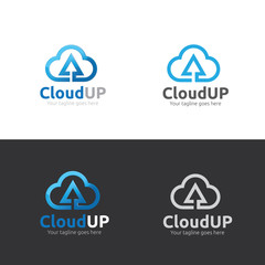 Cloud Logo. Cloud icon. Vector logo template.