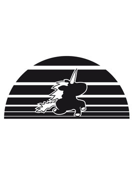 black lines stripes sun sunset unicorn girl sweet cute little pony horse riding gallop jump