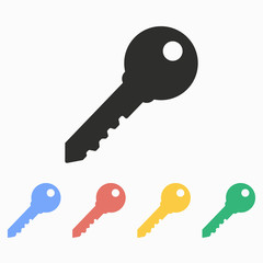 Key - vector icon.