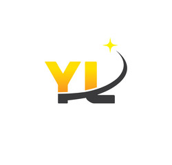 yl initial with swoosh and star