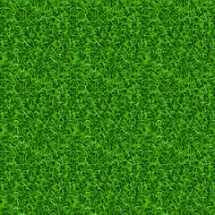 Seamless grass vector texture. Green grass, meadow grass pattern, field grass seamless texture illustration