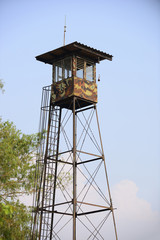 watchtower with soldiers