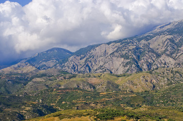 Obraz premium High mountains of Crete island, Greece