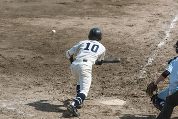 高校野球試合風景