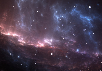 Giant glowing nebula