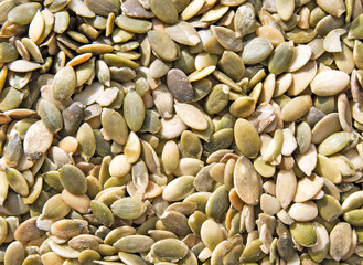 Pumpkin seeds background