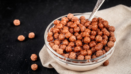 Chocolate cereal balls