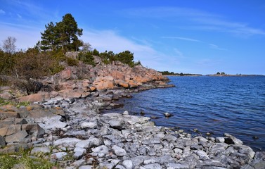 Fototapeta na wymiar Swedish fjord