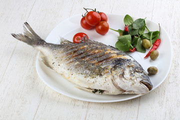 Grilled dorado