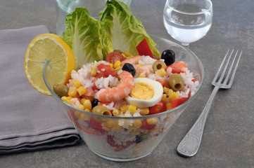 Saladier de salade composée