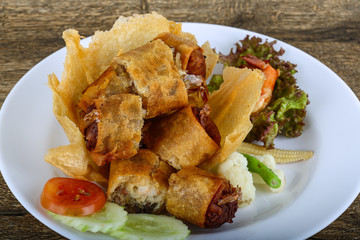 Fried spring rolls