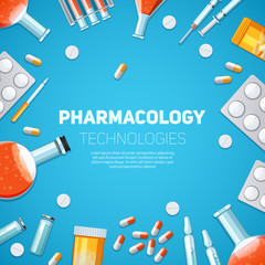 Pharmacology technologies illustration