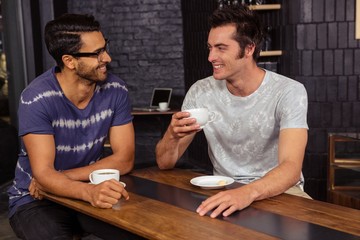 Friends drinking coffee