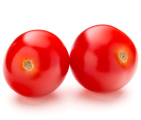 fresh cherry tomato isolated on white background cutout