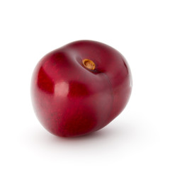 Sweet cherry berry isolated on white background cutout