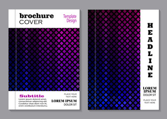 Vector design for brochure cover