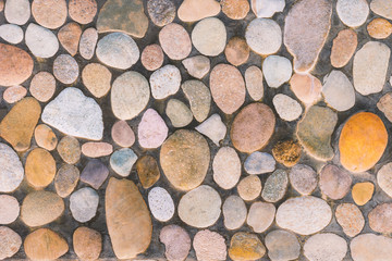 Pebble stone floor tile texture