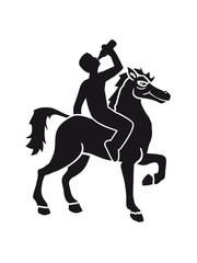 drink booze party beer Oktoberfest alcohol drink drunk black cool riding horse stallion equestrian comic cartoon