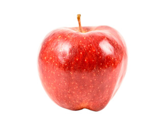 Obraz na płótnie Canvas Fresh Red Delicious Apple Isolated On White