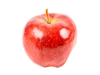 Fototapeta na wymiar Fresh Red Delicious Apple Isolated On White