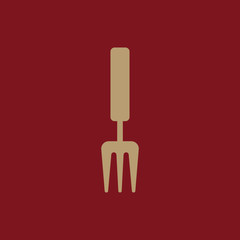 Fototapeta premium The rake icon. Raking symbol. Flat