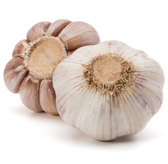 Garlic bulb isolated on white background cutout