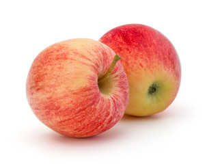 Red apple isolated on white background cutout
