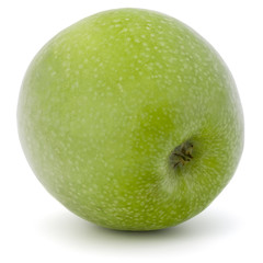 green apple isolated on white background cutout