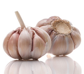 Garlic bulb isolated on white background cutout