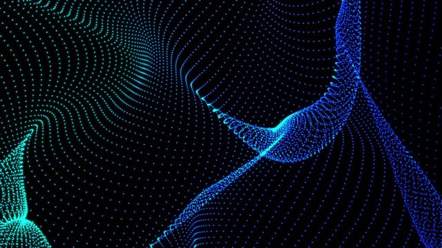 Looping animated background made with trapcode form.