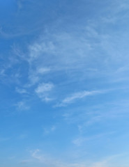 Clouds in the blue sky