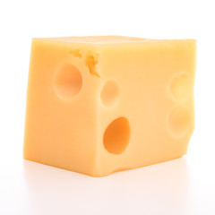 cheese isolated on white background cutout
