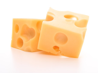 cheese isolated on white background cutout