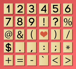 tiles numbers