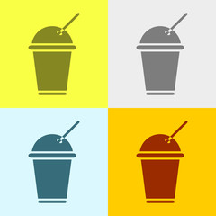 Icon Of Drink Cup. 