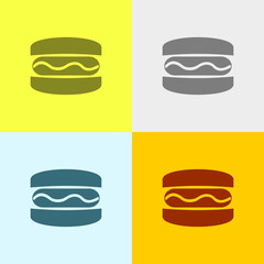 Icon Of Burger. 